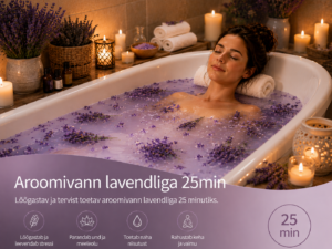 Aroomivann lavendliga 25min