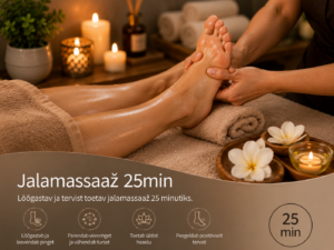 Jalamassaaž massaaž 25min