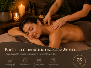 Kaela- ja õlavöötme massaaž 25min