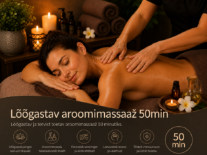 Lõõgastav aroomimassaaž 50min